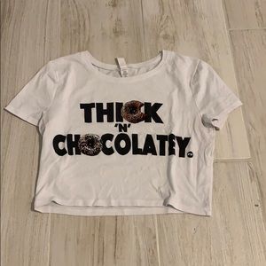 Thick n Chocolaty crop top